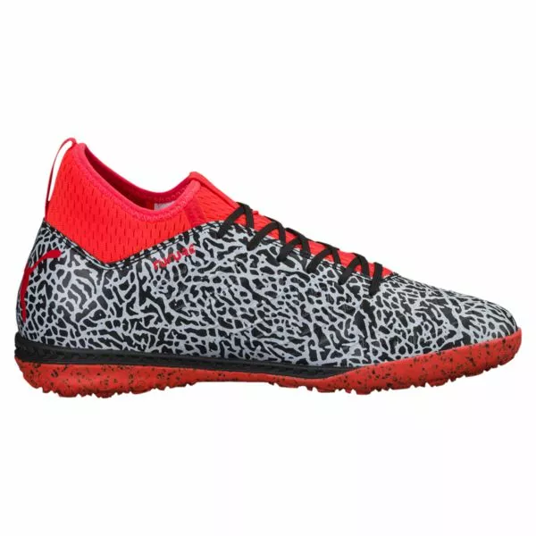 PUMA Football PUMA FUTURE 18.3 TT Turf Soccer Shoes - White/Black/Red Blast 3 PUMA Football PUMA FUTURE 18.3 TT Turf Soccer Shoes - White/Black/Red Blast
