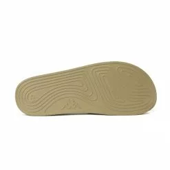 Kappa Authentic Adam 2 Slides - Green Olive/White New Arrivals