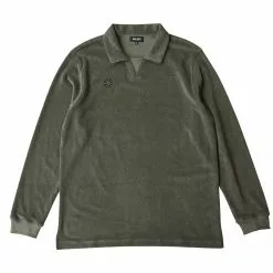 Nivelcrack Terry Drill Top - Olive Green New Arrivals