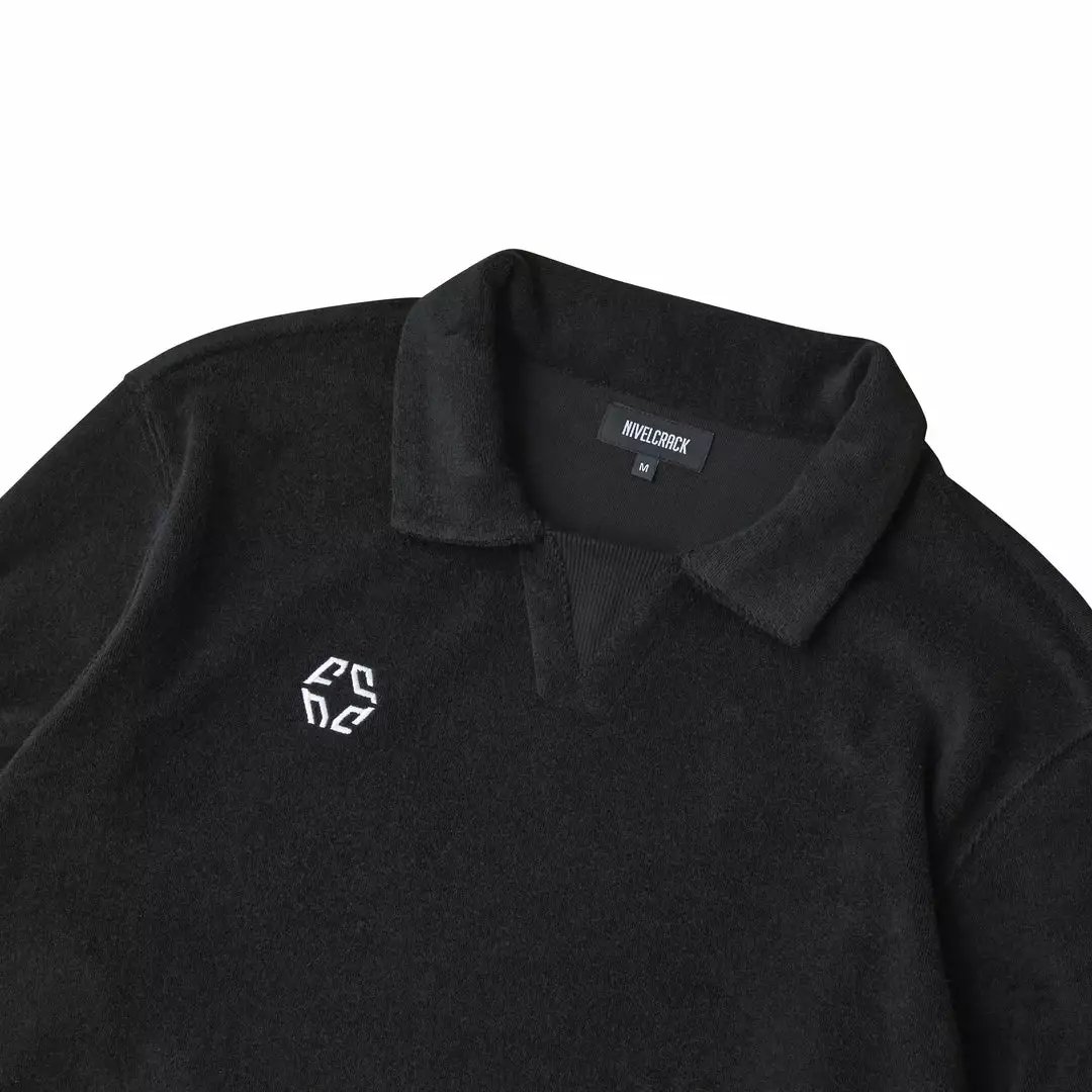 Nivelcrack Terry Drill Top - Black New Arrivals 3 Nivelcrack Terry Drill Top - Black New Arrivals