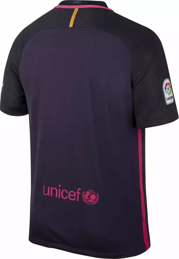 Nike Football Soccer Jerseys Nike FC Barcelona 2016/2017 Away Jersey W/Sponsor 2 Nike Football Soccer Jerseys Nike FC Barcelona 2016/2017 Away Jersey W/Sponsor