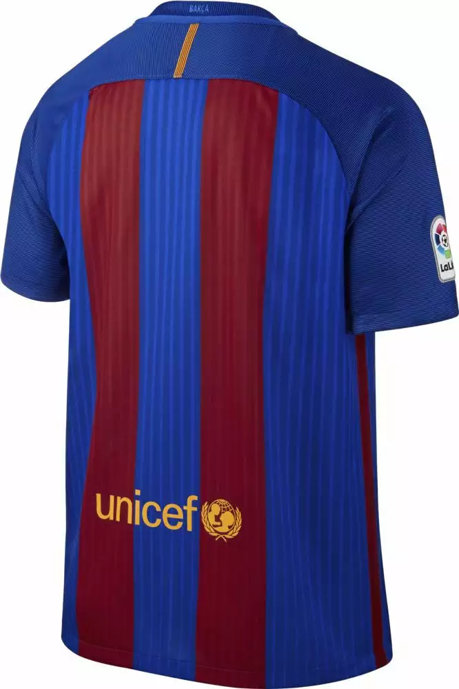 Nike Football Nike FC Barcelona 2016/2017 Home Jersey W/Sponsor Soccer Jerseys 2 Nike Football Nike FC Barcelona 2016/2017 Home Jersey W/Sponsor Soccer Jerseys