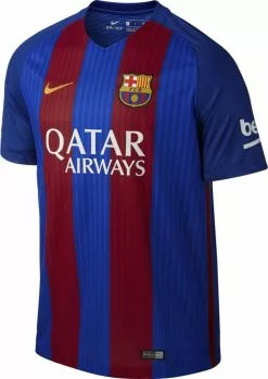 Nike Football Nike FC Barcelona 2016/2017 Home Jersey W/Sponsor Soccer Jerseys