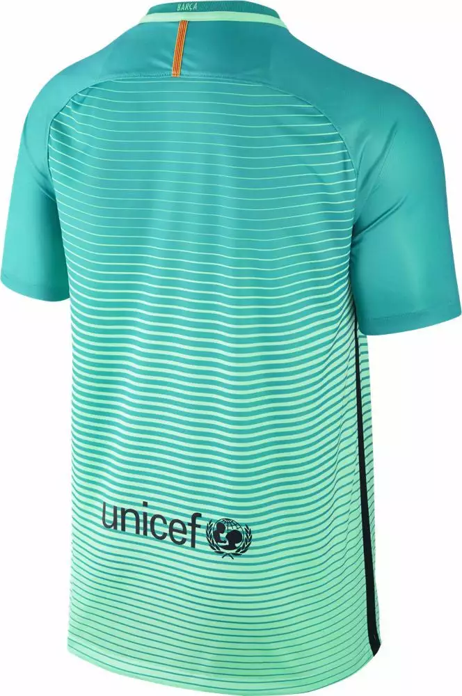 Nike Football Nike FC Barcelona 2016/2017 Third Jersey W/Sponsor 2 Nike Football Nike FC Barcelona 2016/2017 Third Jersey W/Sponsor