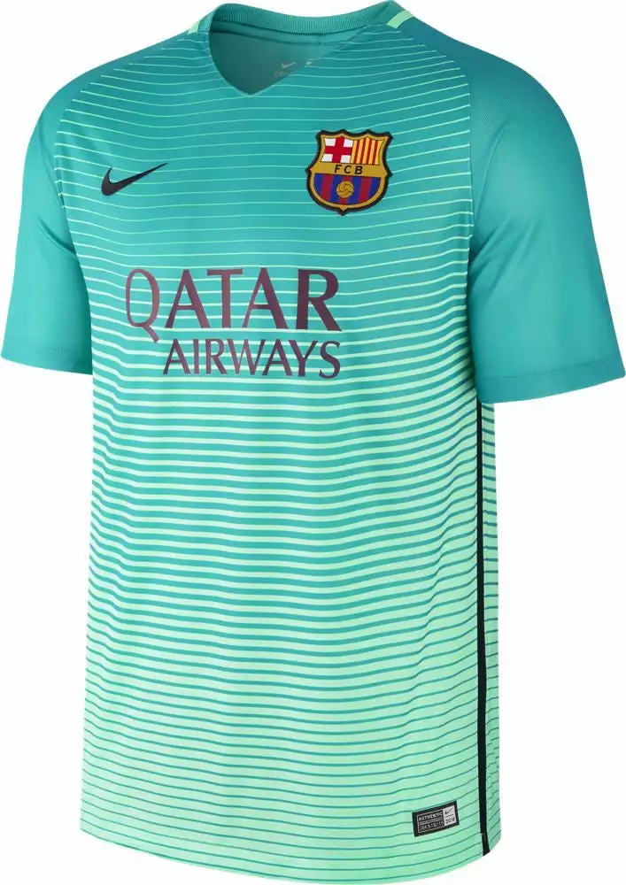 Nike Football Nike FC Barcelona 2016/2017 Third Jersey W/Sponsor 1 Nike Football Nike FC Barcelona 2016/2017 Third Jersey W/Sponsor