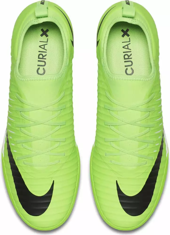 Nike Football Nike MercurialX Finale II IC Indoor Soccer Shoes - Flash Lime 2 Nike Football Nike MercurialX Finale II IC Indoor Soccer Shoes - Flash Lime