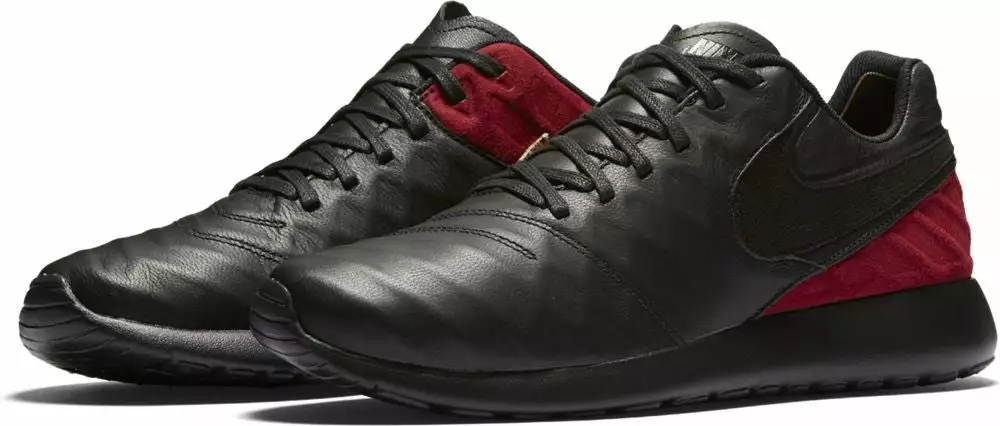 Nike Roshe Tiempo VI FC Men's Shoe - Black/Team Red Footwear 1 Nike Roshe Tiempo VI FC Men's Shoe - Black/Team Red Footwear