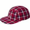 Kangol Summer Plaid 5-Panel Baseball Hat - Red Plaid