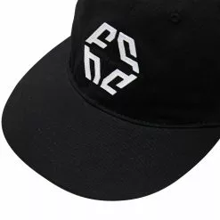 New Arrivals Nivelcrack Logo 6 Panel Cap - Black