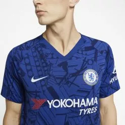 Nike Football New Arrivals Nike Chelsea FC 2019/20 Stadium Home Soccer Jersey 13 Nike Football New Arrivals Nike Chelsea FC 2019/20 Stadium Home Soccer Jersey
