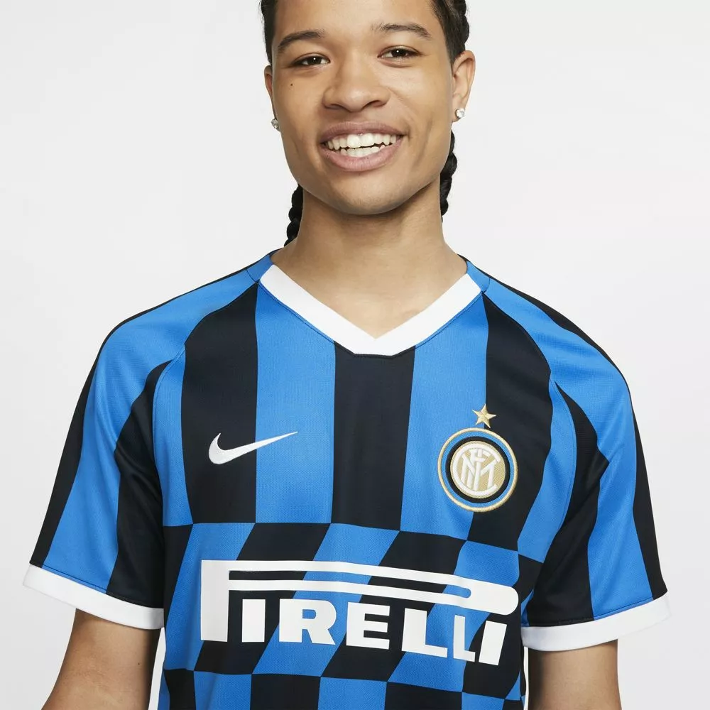 Nike Football Nike Inter Milan 2019/20 Stadium Home Soccer Jersey 6 Nike Football Nike Inter Milan 2019/20 Stadium Home Soccer Jersey
