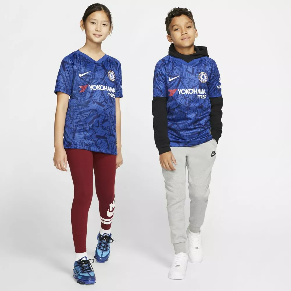 Nike Football Nike Chelsea FC 2019/20 Stadium Home Big Kids' Soccer Jersey 1 Nike Football Nike Chelsea FC 2019/20 Stadium Home Big Kids' Soccer Jersey