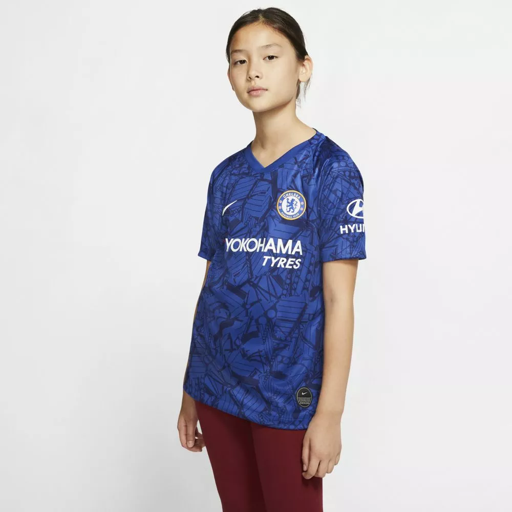 Nike Football Nike Chelsea FC 2019/20 Stadium Home Big Kids' Soccer Jersey 3 Nike Football Nike Chelsea FC 2019/20 Stadium Home Big Kids' Soccer Jersey