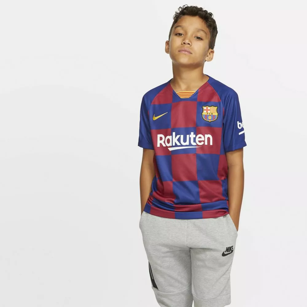 Nike Football New Arrivals Nike FC Barcelona 2019/20 Stadium Home Big Kids' Soccer Jersey 1 Nike Football New Arrivals Nike FC Barcelona 2019/20 Stadium Home Big Kids' Soccer Jersey