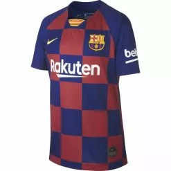 Nike Football New Arrivals Nike FC Barcelona 2019/20 Stadium Home Big Kids' Soccer Jersey 20 Nike Football New Arrivals Nike FC Barcelona 2019/20 Stadium Home Big Kids' Soccer Jersey