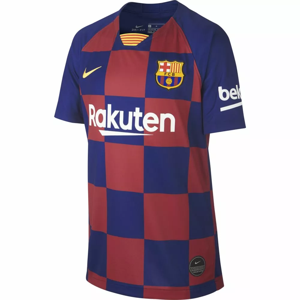 Nike Football New Arrivals Nike FC Barcelona 2019/20 Stadium Home Big Kids' Soccer Jersey 10 Nike Football New Arrivals Nike FC Barcelona 2019/20 Stadium Home Big Kids' Soccer Jersey