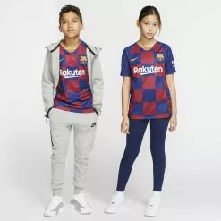 Nike Football New Arrivals Nike FC Barcelona 2019/20 Stadium Home Big Kids' Soccer Jersey