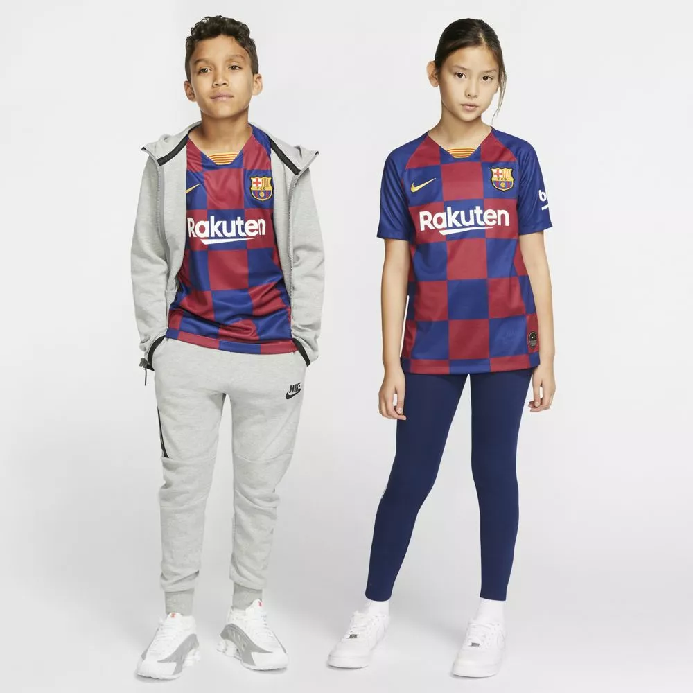 Nike Football New Arrivals Nike FC Barcelona 2019/20 Stadium Home Big Kids' Soccer Jersey 2 Nike Football New Arrivals Nike FC Barcelona 2019/20 Stadium Home Big Kids' Soccer Jersey