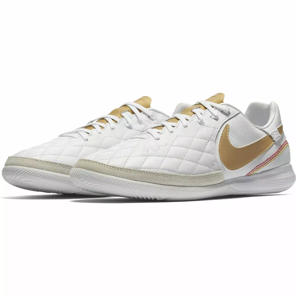 Nike Football Nike Lunar LegendX 7 Pro 10R IC - Indoor Soccer Shoes - White/Metallic Gold 1 Nike Football Nike Lunar LegendX 7 Pro 10R IC - Indoor Soccer Shoes - White/Metallic Gold