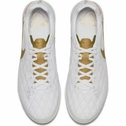 Nike Football Nike Lunar LegendX 7 Pro 10R IC - Indoor Soccer Shoes - White/Metallic Gold 9 Nike Football Nike Lunar LegendX 7 Pro 10R IC - Indoor Soccer Shoes - White/Metallic Gold
