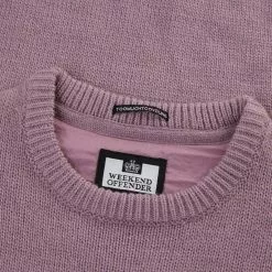 New Arrivals Weekend Offender Knitted Fishermans Crewneck Sweater - Cardona