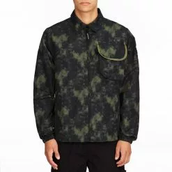 Weekend Offender Cruz Over Top Camo Jacket - Khaki/Rusted New Arrivals