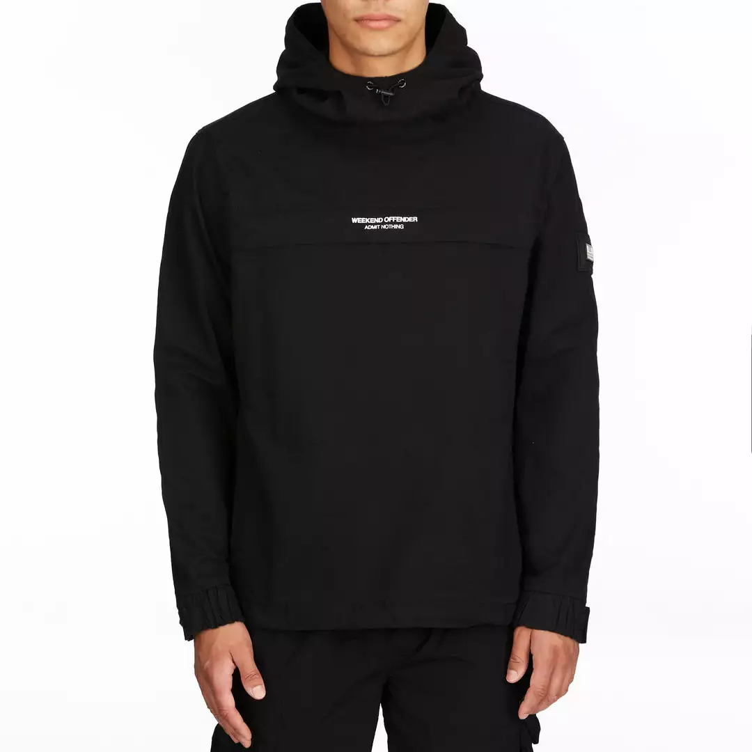 Weekend Offender Ortega Sniper Over Top Jacket - Black 3 Weekend Offender Ortega Sniper Over Top Jacket - Black