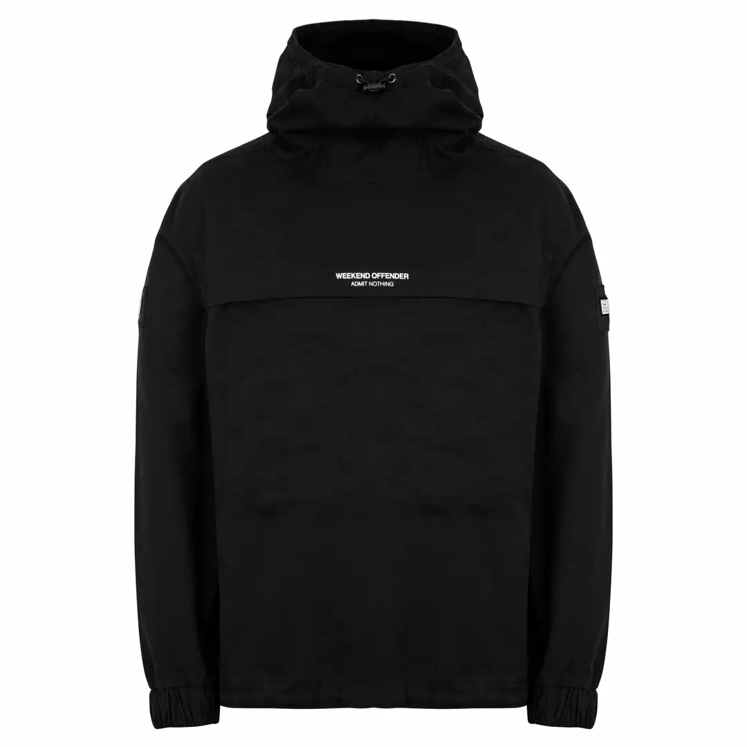 Weekend Offender Ortega Sniper Over Top Jacket - Black 1 Weekend Offender Ortega Sniper Over Top Jacket - Black