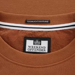New Arrivals Weekend Offender F Bomb Badge Crewneck Sweatshirt - Russet 8 New Arrivals Weekend Offender F Bomb Badge Crewneck Sweatshirt - Russet