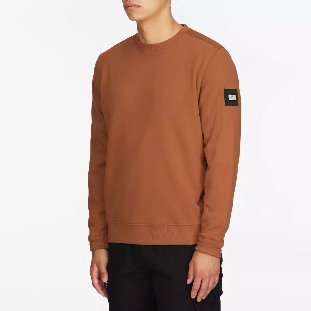 New Arrivals Weekend Offender F Bomb Badge Crewneck Sweatshirt - Russet 2 New Arrivals Weekend Offender F Bomb Badge Crewneck Sweatshirt - Russet