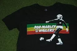 Bob Marley Rasta Stripe Soccer T-shirt T-Shirts