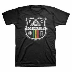 T-Shirts Bob Marley Soccer Crest T-shirt