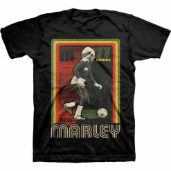 T-Shirts Bob Marley Retro London 77 Soccer T-shirt