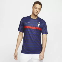 Nike Football Nike France 2020 Stadium Home Mens Soccer Jersey