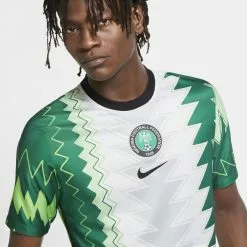 Nike Football New Arrivals Nike Nigeria 2020 Stadium Home Mens Soccer Jersey