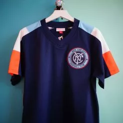 Soccer Jerseys Mitchell & Ness NYCFC Winning Team Mesh V-Neck Jersey