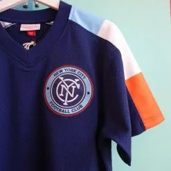 Soccer Jerseys Mitchell & Ness NYCFC Winning Team Mesh V-Neck Jersey