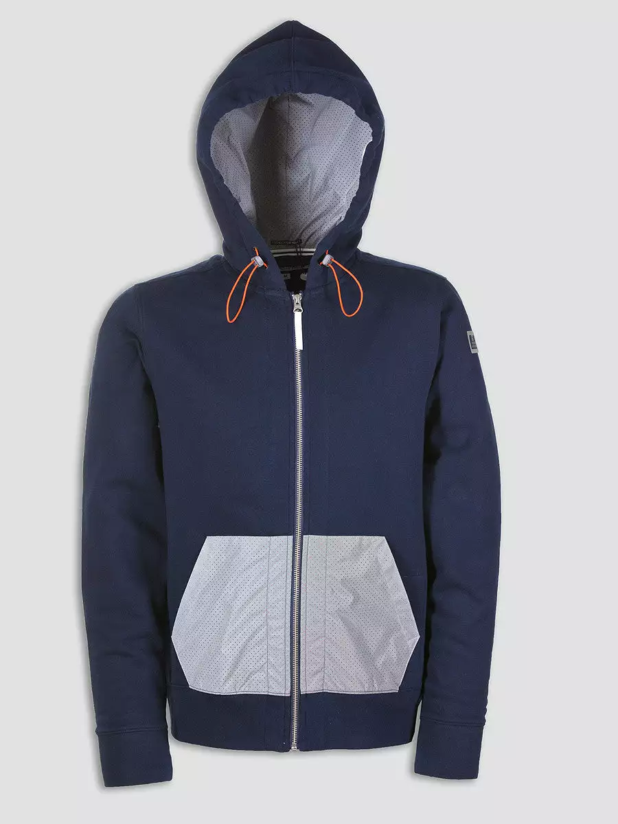 Weekend Offender Fama Reflective Hoody - Navy 5 Weekend Offender Fama Reflective Hoody - Navy
