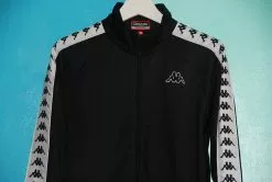 Kappa 222 Banda Anniston Jacket - Black/White