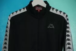 Kappa 222 Banda Anniston Jacket - Black/White