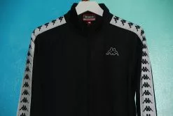 Kappa 222 Banda Anniston Jacket - Black/White