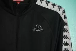 Kappa 222 Banda Anniston Jacket - Black/White