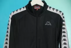 Kappa 222 Banda Anniston Jacket - Black/White