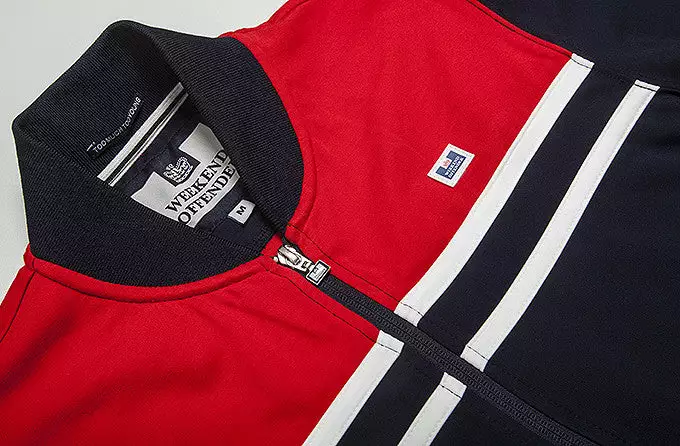 Weekend Offender Farnell Track Jacket - Navy 5 Weekend Offender Farnell Track Jacket - Navy