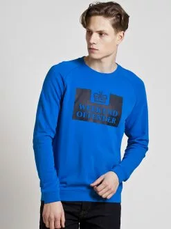 Outerwear Weekend Offender Penitentiary Classic Crewneck - Bondi Blue