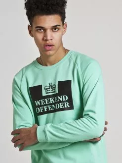 Weekend Offender Penitentiary Classic Crewneck - Teatree