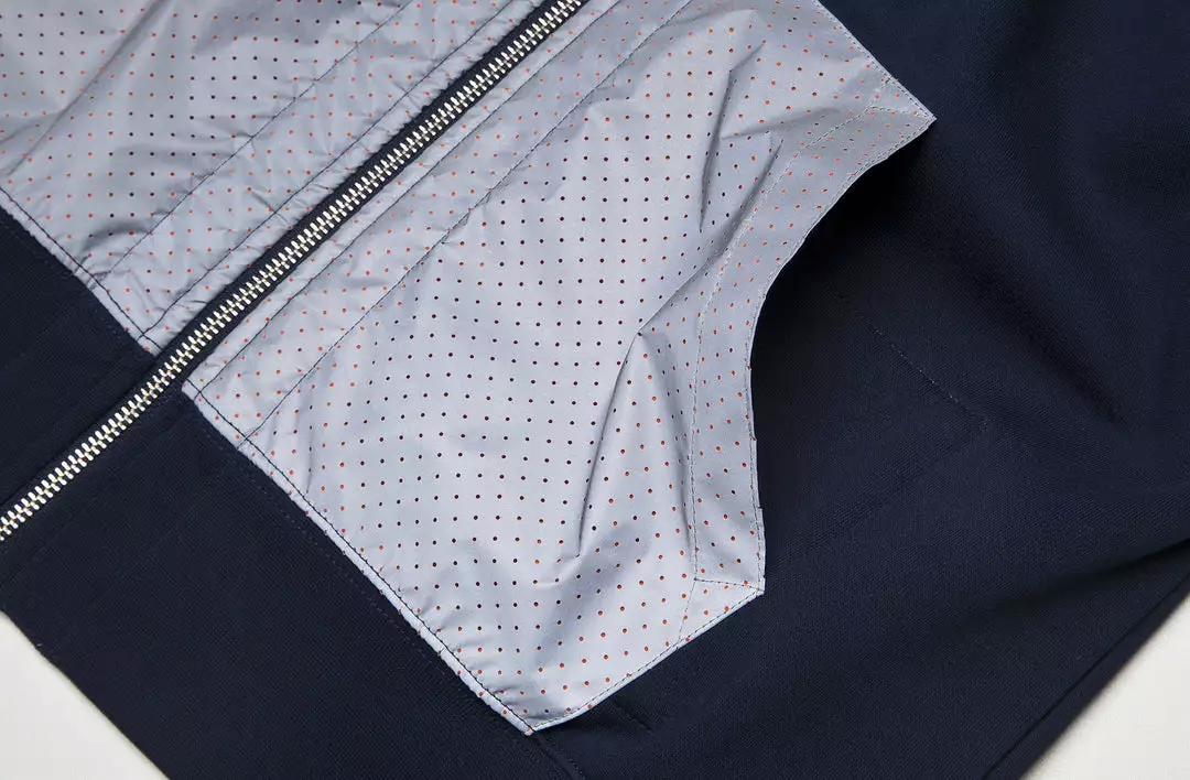 Weekend Offender Fama Reflective Hoody - Navy 4 Weekend Offender Fama Reflective Hoody - Navy