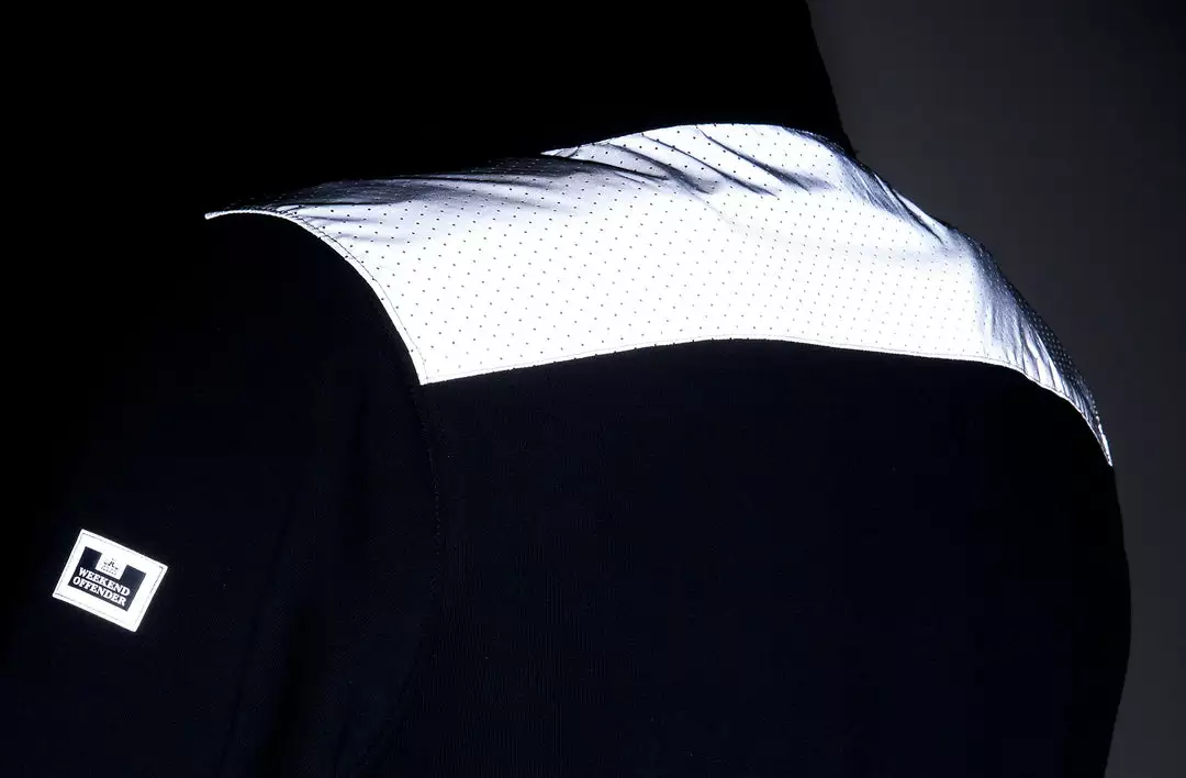 Outerwear Weekend Offender Dufaux Reflective Zip Up - Navy 5 Outerwear Weekend Offender Dufaux Reflective Zip Up - Navy