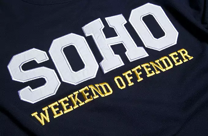 Weekend Offender Soho Crewneck - Navy 6 Weekend Offender Soho Crewneck - Navy