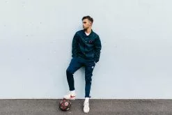 Outerwear MIDFLD Enso Coaches Jacket - Navy Blue